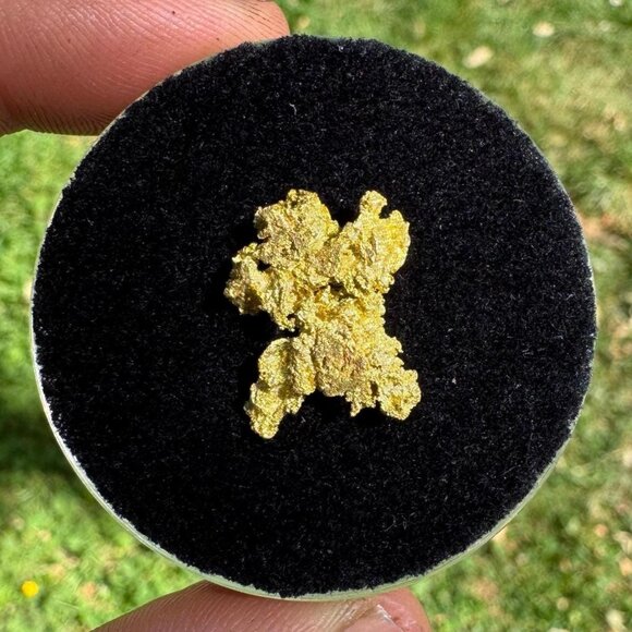 Gold Crystal Nugget Specimen - Grass Valley, California - 3.4 grams - Picture 2 of 10